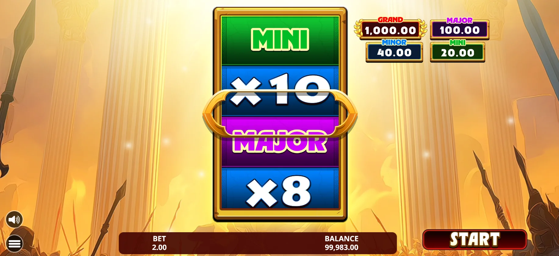Law of Athena - lancement du Treasure Bonus avec la roue des prix